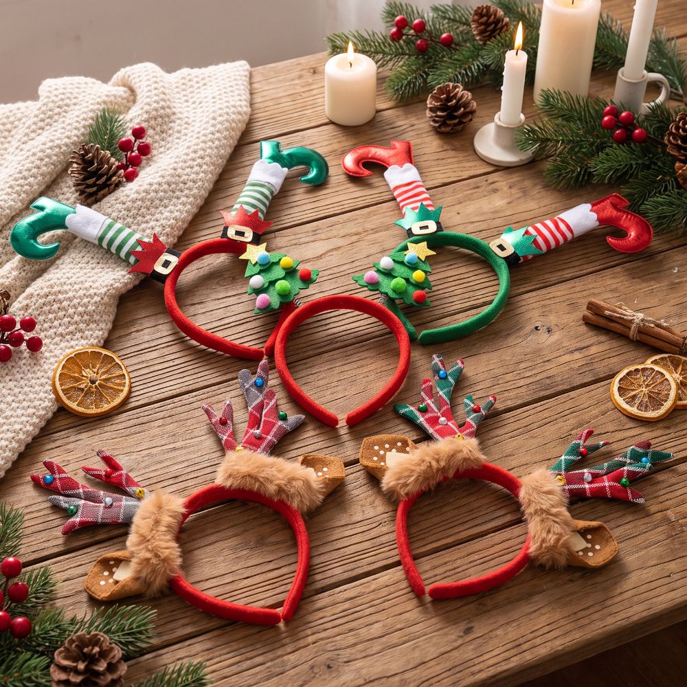 Reindeer Antlers Headband - Tiara de Natal com design de