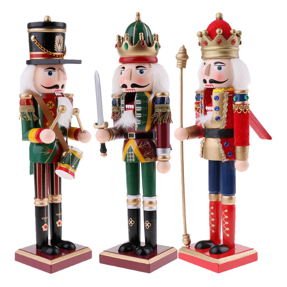Nutcracker Figurine - Estatueta De Quebra-Nozes De Madeira, Soldado