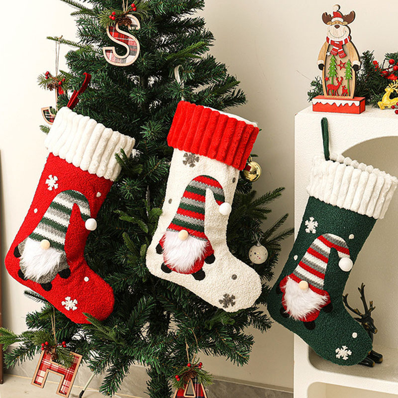 Christmas Stocking Hanging - Novo Enfeite de Meia de Natal