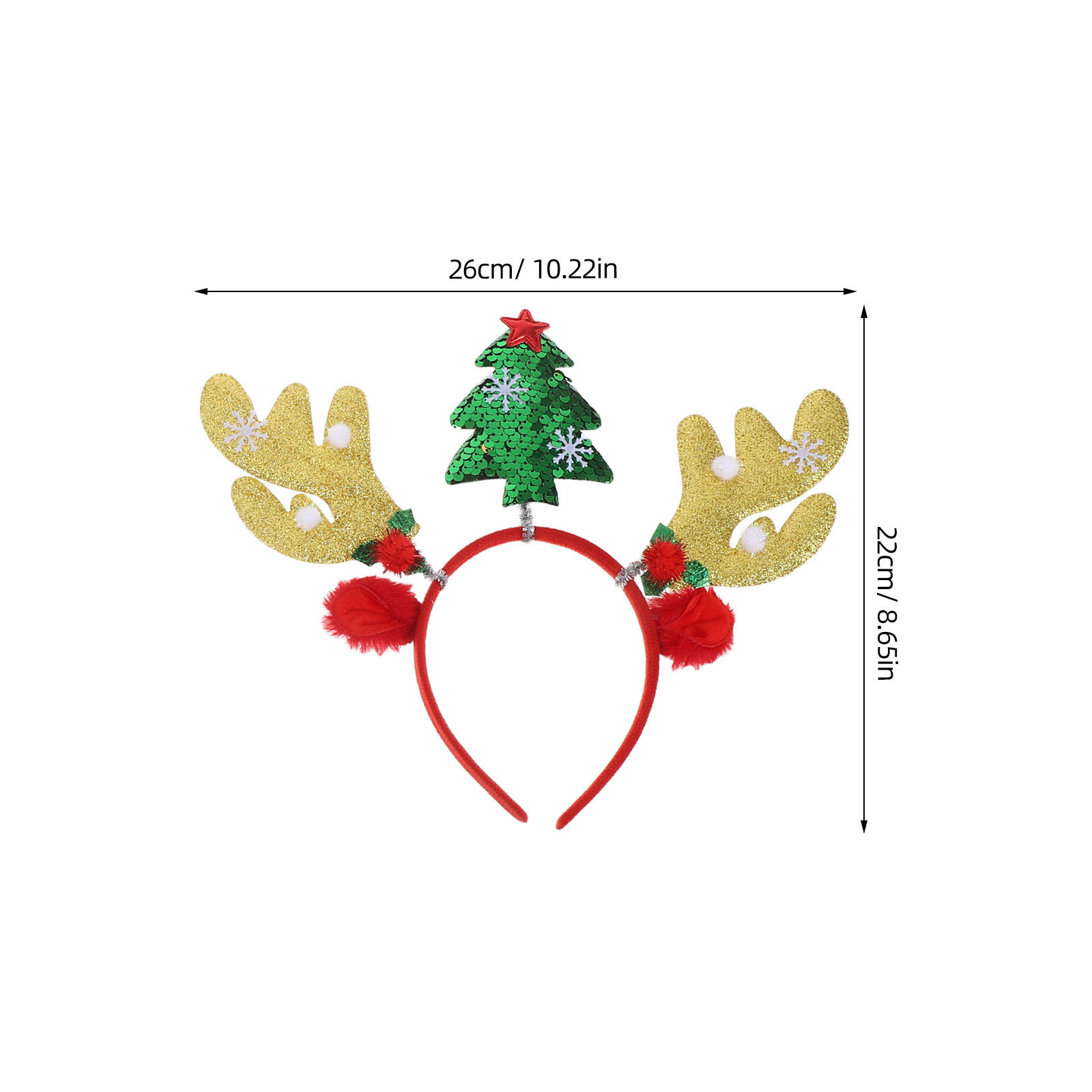 2 peças de tiara de rena para  - Reindeer Antlers Headband avaliação e preço