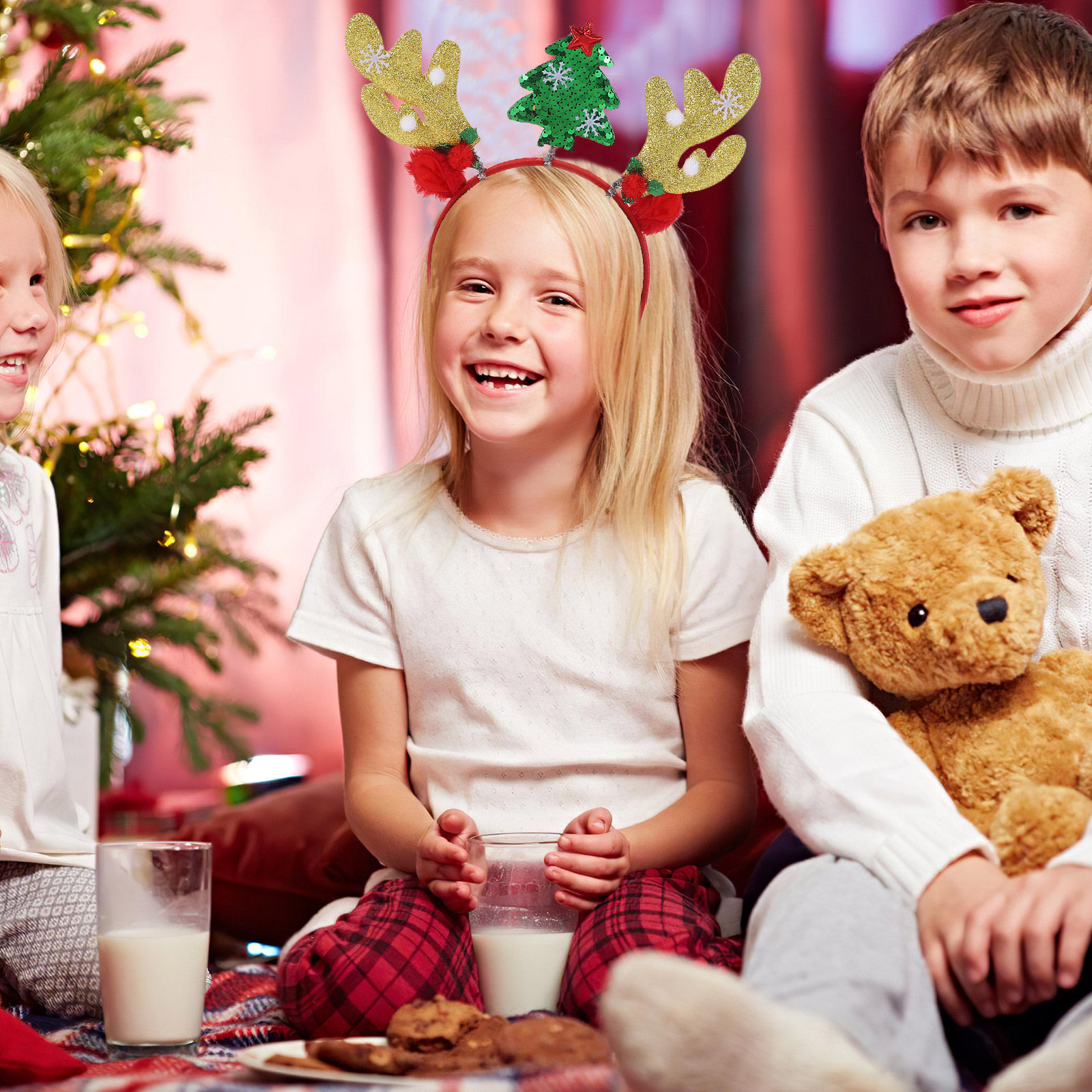 2 peças de tiara de rena para  - Reindeer Antlers Headband avaliação e preço