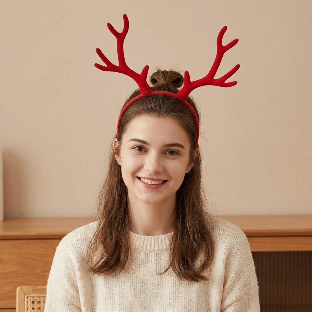 Tiara leve com chifres de vead - Reindeer Antlers Headband avaliação e preço