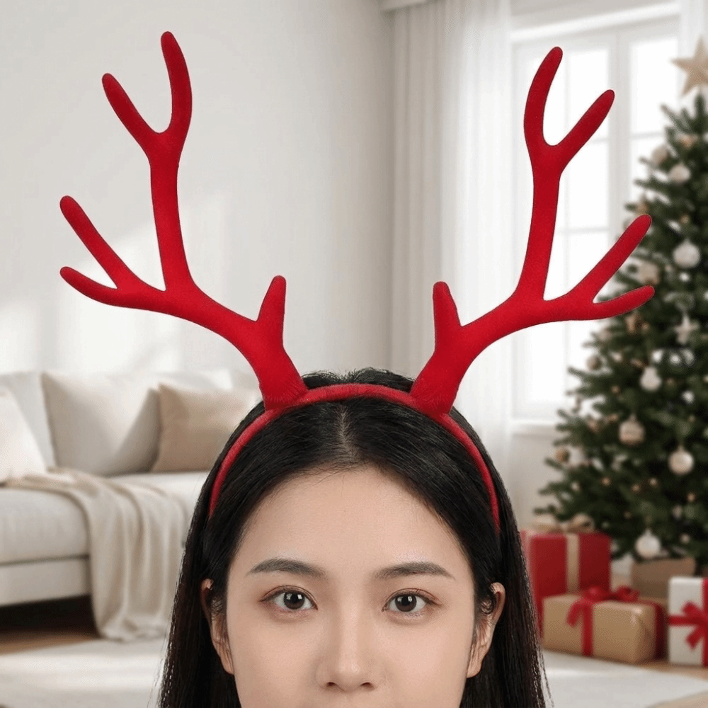 Tiara leve com chifres de vead - Reindeer Antlers Headband avaliação e preço
