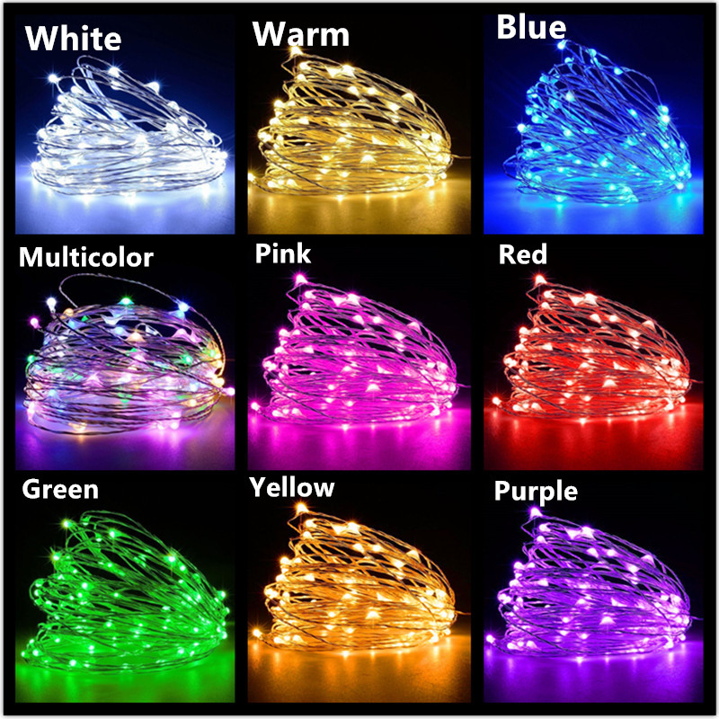 Guirlanda de Luzes LED de Cobr - Led Fairy String Lights avaliação e preço