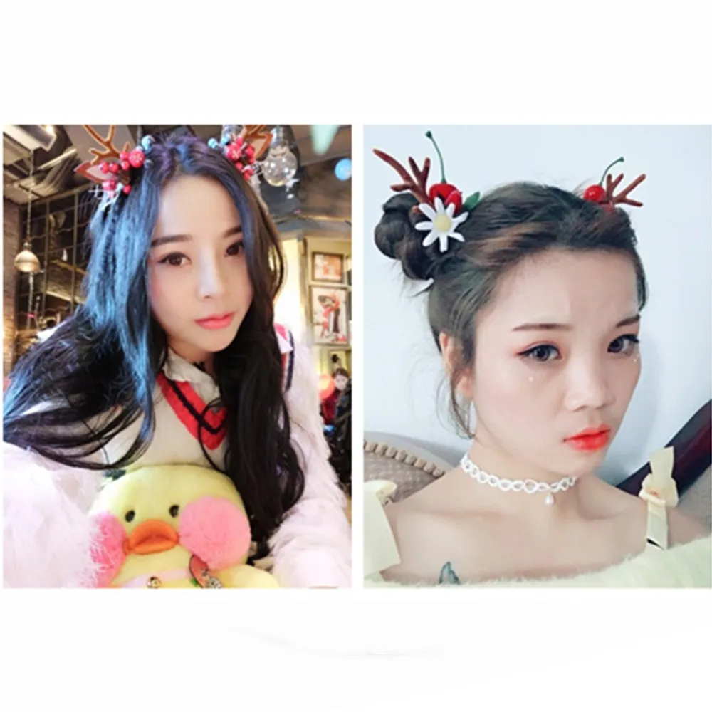 Chifres de Veado Simulados Art - Reindeer Antlers Headband avaliação e preço