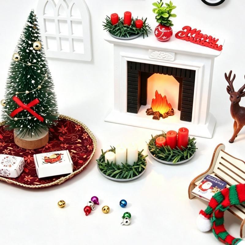 ! 1:12 Acessórios para cenário - Holiday Candle Set avaliação e preço