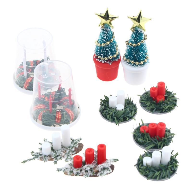 ! 1:12 Acessórios para cenário - Holiday Candle Set avaliação e preço