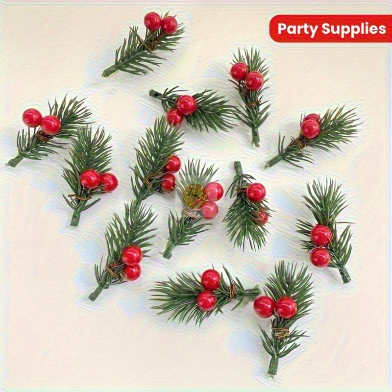 20 peças de galhos de pinheiro - Christmas Tree Artificial avaliação e preço