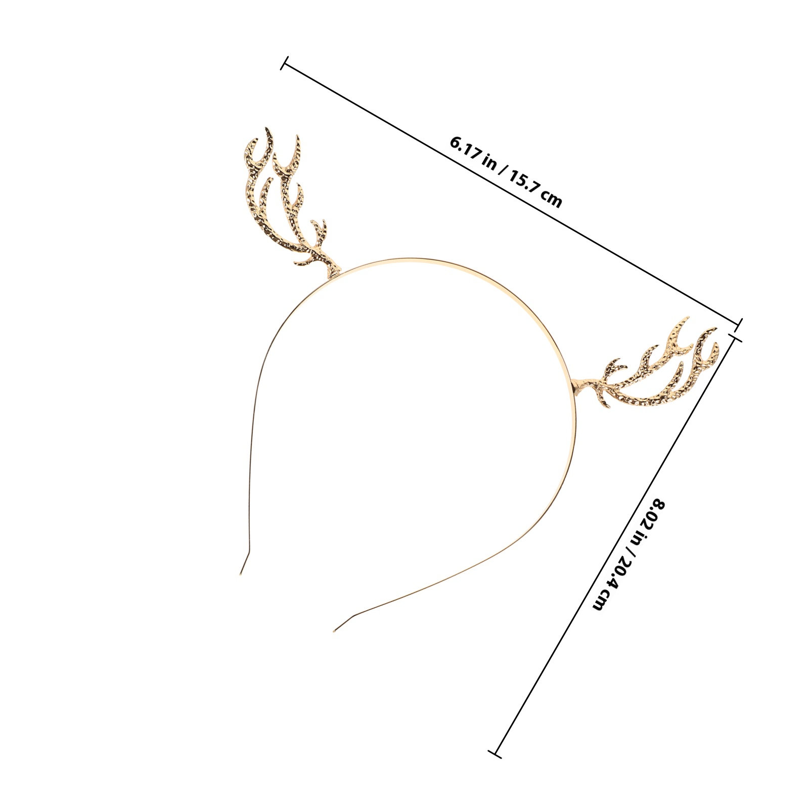 Tiara de Natal com Chifres de  - Reindeer Antlers Headband avaliação e preço
